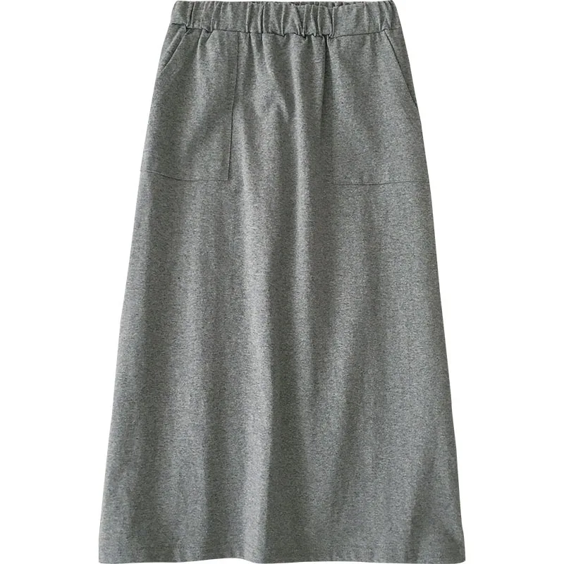 Skirts Women Solid All-match Elastic Waist Casual A-line Midi Student Vintage Fashion Simple Streetwear Chic Harajuku Preppy
Skirts Women Solid All-match Elastic Waist Casual A-line Midi Student Vintage Fashion Simple Streetwear Chic Harajuku Preppy