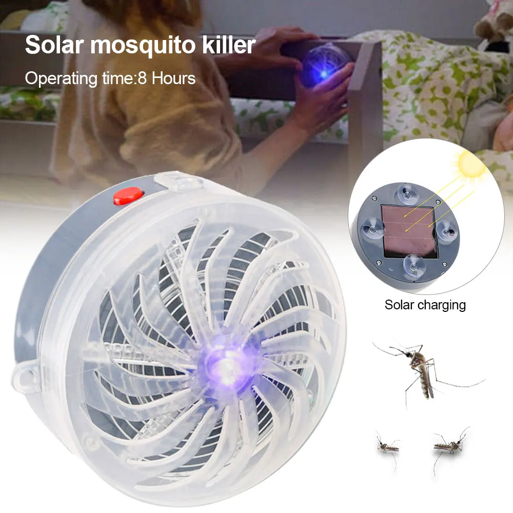 Portable Insect Fly Bug Killer Solar Light Powered Mosquito Zapper Home Garden Kill Pest Fly Trap Device For Bedroom Camping
Portable Insect Fly Bug Killer Solar Light Powered Mosquito Zapper Home Garden Kill Pest Fly Trap Device For Bedroom Camping