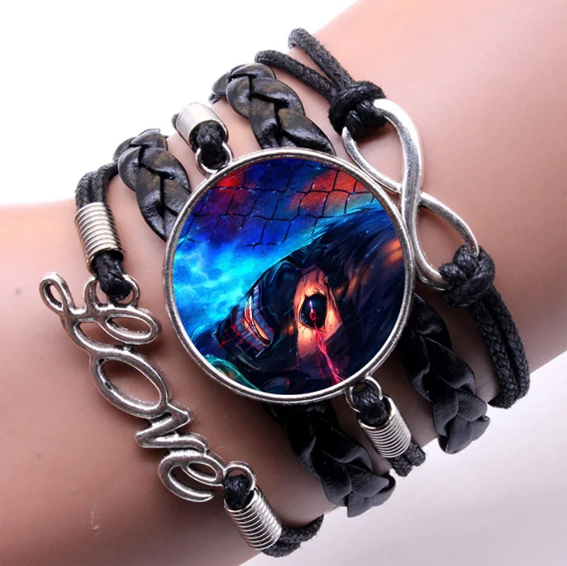 Japan anime Tokyo Ghoul Bracelet Multilayer Black Leather Bangles Transparent Glass Dome Charm Jewelry women gift Bracelet
Japan anime Tokyo Ghoul Bracelet Multilayer Black Leather Bangles Transparent Glass Dome Charm Jewelry women gift Bracelet