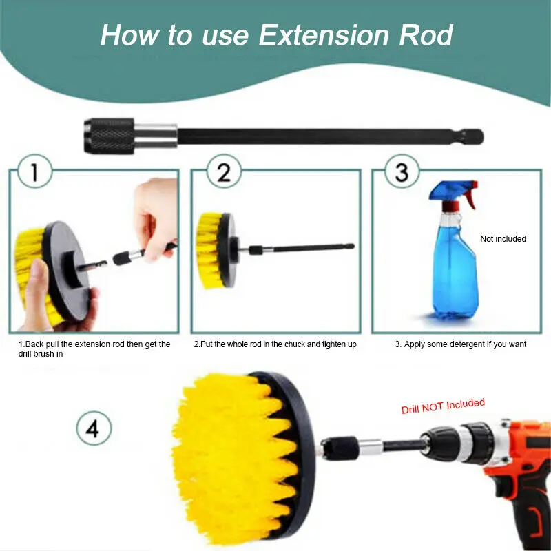 Shower Door Tracks Cleaning Brush Tiles Grout Cleaning 21pcs Drill Brush Electric Power Cleaning Scrub
Shower Door Tracks Cleaning Brush Tiles Grout Cleaning 21pcs Drill Brush Electric Power Cleaning Scrub