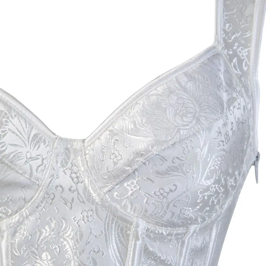 Steampunk Straps Overbust Corset With Cup Zipper Side Sexy Jacquard Floral Corset Waist Cincher Bustier Lingerie Top Plus Size
Steampunk Straps Overbust Corset With Cup Zipper Side Sexy Jacquard Floral Corset Waist Cincher Bustier Lingerie Top Plus Size