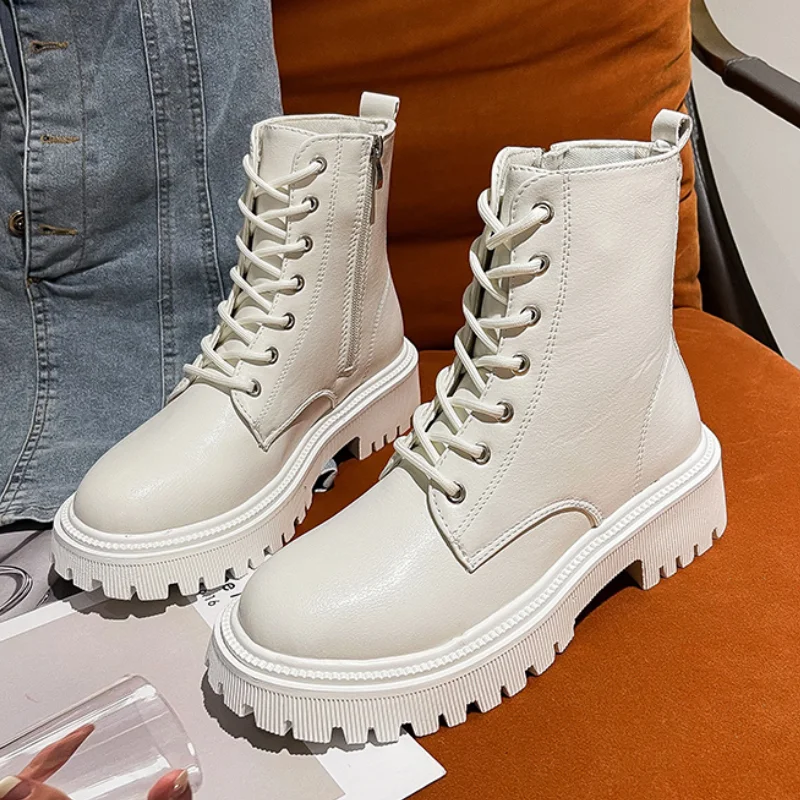 Combat Boots Women Platform Boots PU Leather Motorcycle Boots Punk Gothic Shoes Fashion Lace Up Black Ankle Boots Women Shoes
Combat Boots Women Platform Boots PU Leather Motorcycle Boots Punk Gothic Shoes Fashion Lace Up Black Ankle Boots Women Shoes