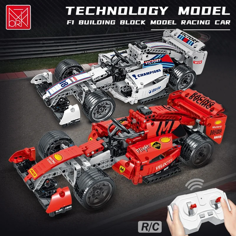 Technical RC Car Building Blocks 1/14 High-Tech Electric Sports Racing Formula Cars Model Remote Control Toy Gift for Kids Boys
Technical RC Car Building Blocks 1/14 High-Tech Electric Sports Racing Formula Cars Model Remote Control Toy Gift for Kids Boys