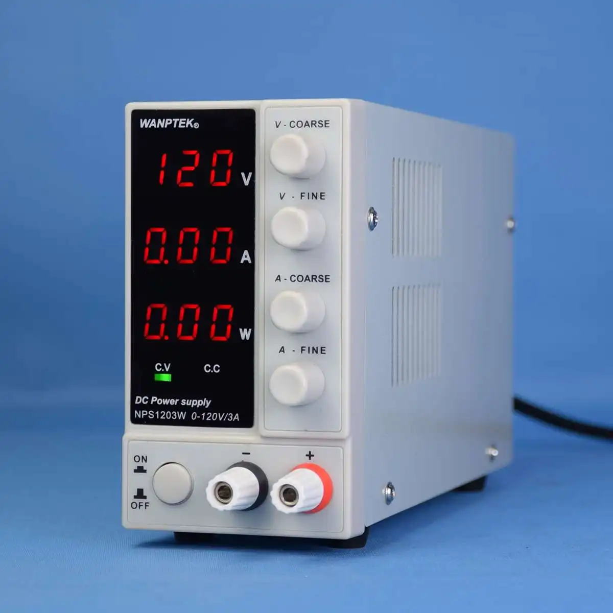 Wanptek NPS1203W 120V 3A 360W 3 Adjustable Digital Display DC Switching Power Supply Mini Power Supply EU Plug Test Switching
Wanptek NPS1203W 120V 3A 360W 3 Adjustable Digital Display DC Switching Power Supply Mini Power Supply EU Plug Test Switching