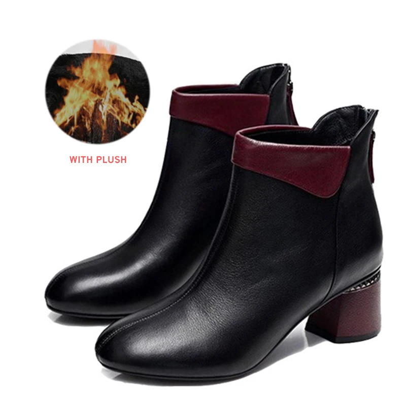 Zanpace New Winter Women Boots 2020 Autumn High Heels Women Ankle Boots Size 35-42 Black Boots Fashion Office Leather Shoes
Zanpace New Winter Women Boots 2020 Autumn High Heels Women Ankle Boots Size 35-42 Black Boots Fashion Office Leather Shoes