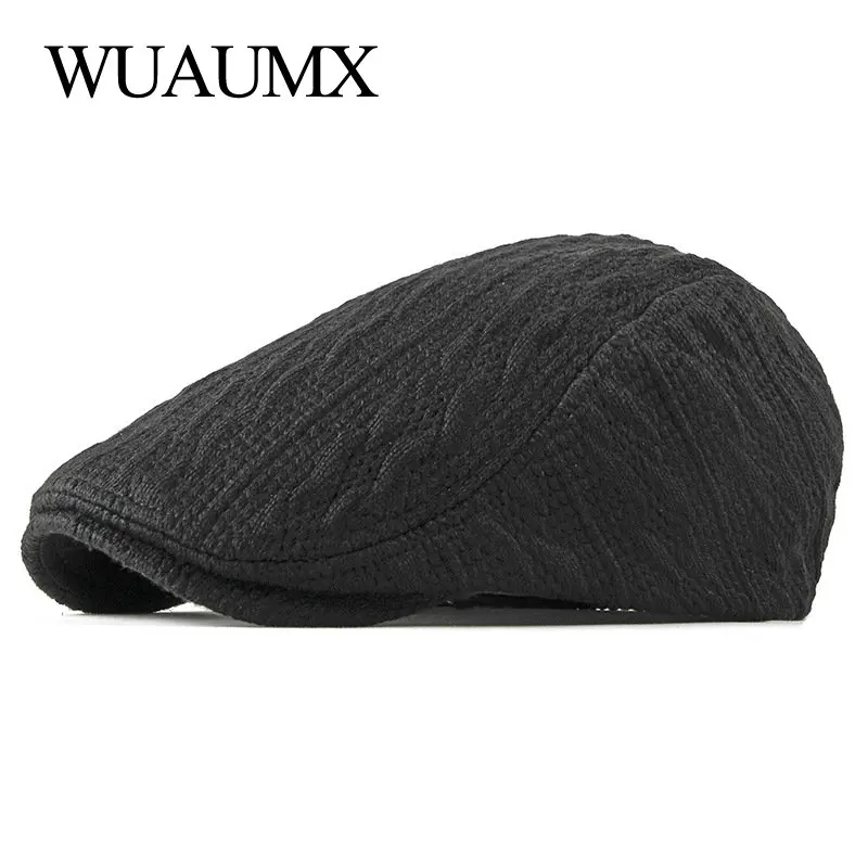 Вязаный осенний берет Wuaumx, Мужская Шерстяная кепка с козырьком, Кепка с плоским плющовым узором для пожилых людей, кепка газетчика, Кепка-ут...
Вязаный осенний берет Wuaumx, Мужская Шерстяная кепка с козырьком, Кепка с плоским плющовым узором для пожилых людей, кепка газетчика, Кепка-ут...