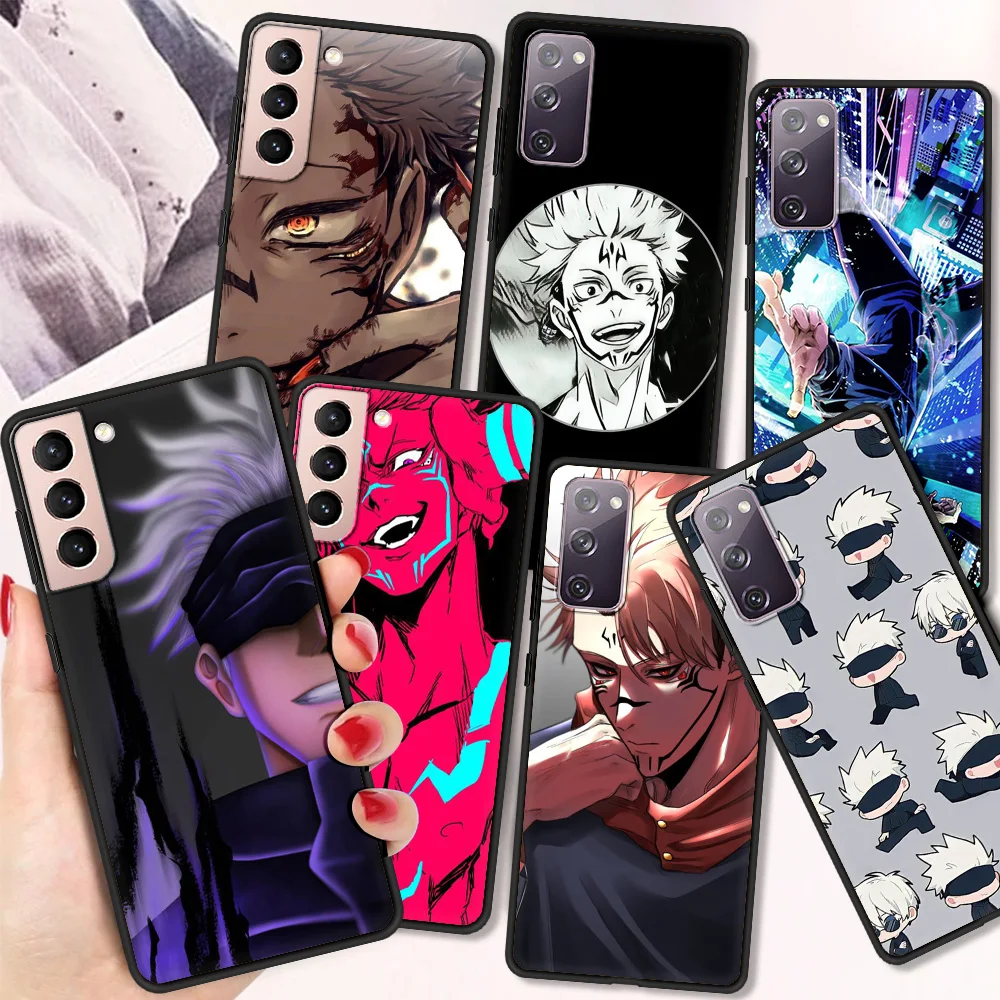 Jujutsu Kaisen Fundas Case For Samsung S20 FE S21 Note 20 10 Ulrta Cover Soft TPU For Samusng S10 S10E S10 S9 Plus Shell Coque
Jujutsu Kaisen Fundas Case For Samsung S20 FE S21 Note 20 10 Ulrta Cover Soft TPU For Samusng S10 S10E S10 S9 Plus Shell Coque