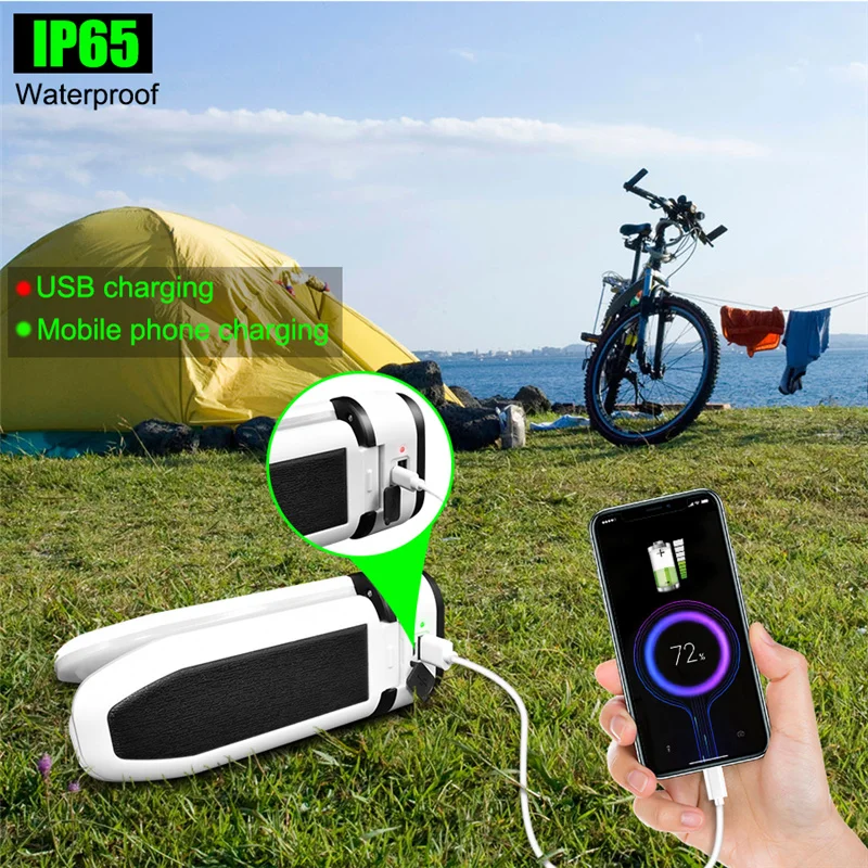 Multifunctional 3 Leaf 60 LED Lights 5 Modes USB Rechargeable Solar Powered Lamp Outdoor Camping Light Waterproof Lighting
Multifunctional 3 Leaf 60 LED Lights 5 Modes USB Rechargeable Solar Powered Lamp Outdoor Camping Light Waterproof Lighting