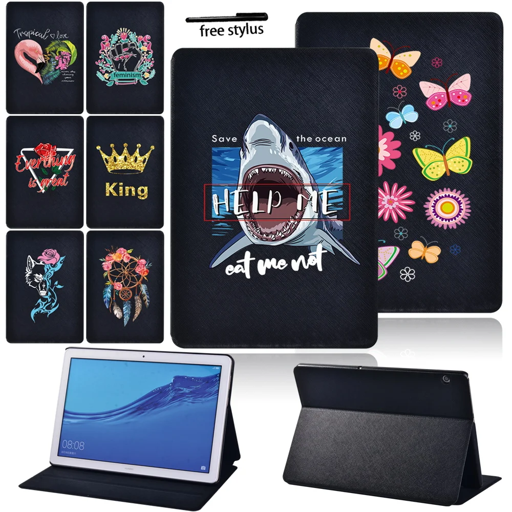 Tablet Case for Huawei MediaPad T5 10 10.1/M5 Lite/M5/T3 10 9.6/T3 8 Inch Pu Leather Cover Case + Free Stylus
Tablet Case for Huawei MediaPad T5 10 10.1/M5 Lite/M5/T3 10 9.6/T3 8 Inch Pu Leather Cover Case + Free Stylus