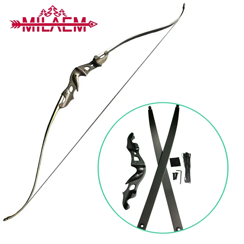 58 inch 20-55 lbs Archery Recurve Bow With Aluminum Alloy Bow Riser Laminated Bow Limb Outdoor Bow and Arrow Hunting Accessories
58 inch 20-55 lbs Archery Recurve Bow With Aluminum Alloy Bow Riser Laminated Bow Limb Outdoor Bow and Arrow Hunting Accessories
