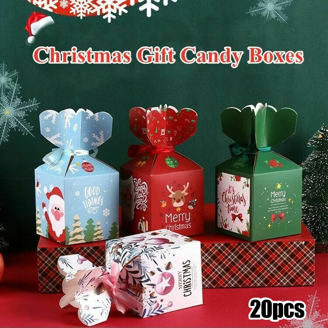 20pcs Christmas Gift Boxes Creative Candy Box Xmas Christmas Eve Apple Box Paper Box Wedding Party Favour Gift Box
20pcs Christmas Gift Boxes Creative Candy Box Xmas Christmas Eve Apple Box Paper Box Wedding Party Favour Gift Box