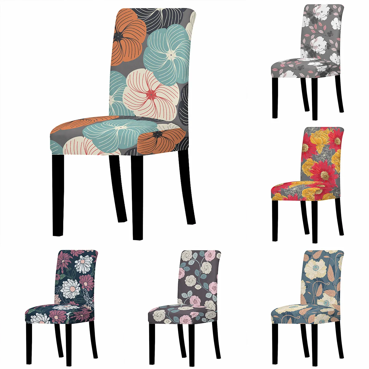 1Pcs Flower Removable Chair Cover Stretch Elastic Slipcovers Restaurant For Weddings Banquet Folding Hotel Chair Covering
1Pcs Flower Removable Chair Cover Stretch Elastic Slipcovers Restaurant For Weddings Banquet Folding Hotel Chair Covering