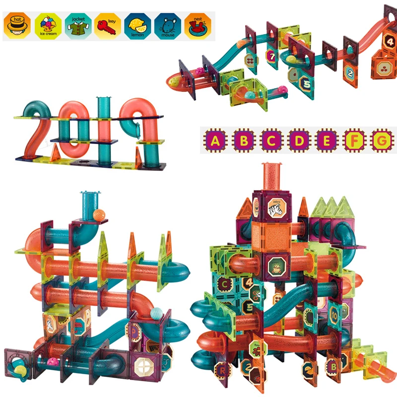 New Big Magnetic Building Blocks Transparent Kids Educational Toy Track Model Construction Set Gift With Stickers For Child
New Big Magnetic Building Blocks Transparent Kids Educational Toy Track Model Construction Set Gift With Stickers For Child