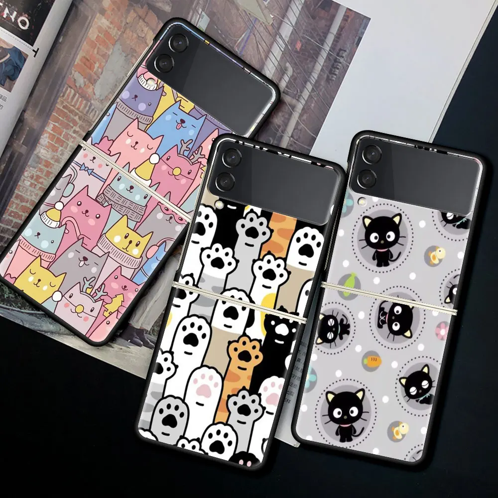 Case For Samsung Galaxy Z Flip 3 5G PC Hard Cell Phone Cover ZFlip 6.7" Black Segmented Protect Coque Cute Cartoon Catch
Case For Samsung Galaxy Z Flip 3 5G PC Hard Cell Phone Cover ZFlip 6.7" Black Segmented Protect Coque Cute Cartoon Catch