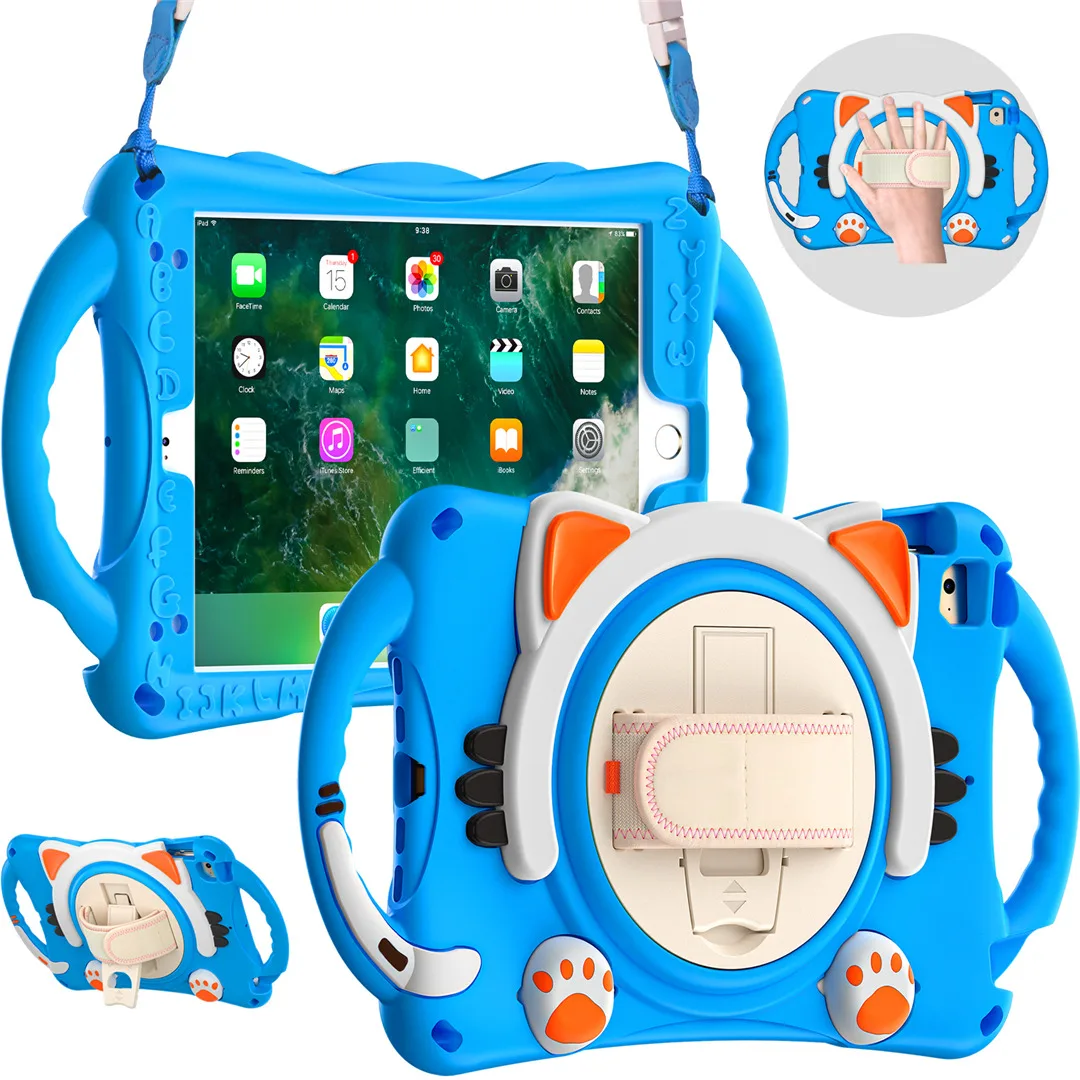 Детский чехол для iPad Mini 5/4/3/2/1, силиконовый ударопрочный чехол, держатель для карандашей, рукоятка, подставка, шейный ремешок для iPad Mini 7,9 дюйм...
Детский чехол для iPad Mini 5/4/3/2/1, силиконовый ударопрочный чехол, держатель для карандашей, рукоятка, подставка, шейный ремешок для iPad Mini 7,9 дюйм...