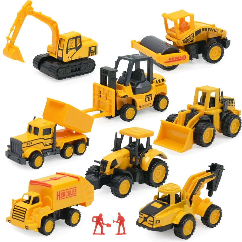 8 Styles Mini Engineering Alloy Car Tractor Toy Dump Truck Model Classic Toy Cars for Children Boy Gift
8 Styles Mini Engineering Alloy Car Tractor Toy Dump Truck Model Classic Toy Cars for Children Boy Gift
