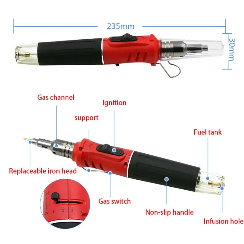 HS-1115K 10in1 Professional Butane Gas Soldering Iron Set 26ml Welding Kit Dropshipping
HS-1115K 10in1 Professional Butane Gas Soldering Iron Set 26ml Welding Kit Dropshipping