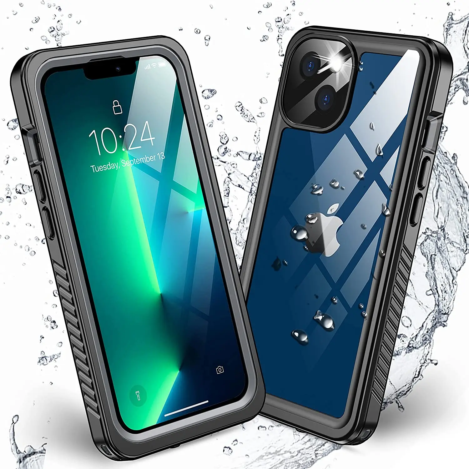 Nineasy Compatible with iPhone 13 Case Waterproof, 360° Full Body Protection Built-in Screen Protector Heavy Duty Cover IP68
Nineasy Compatible with iPhone 13 Case Waterproof, 360° Full Body Protection Built-in Screen Protector Heavy Duty Cover IP68