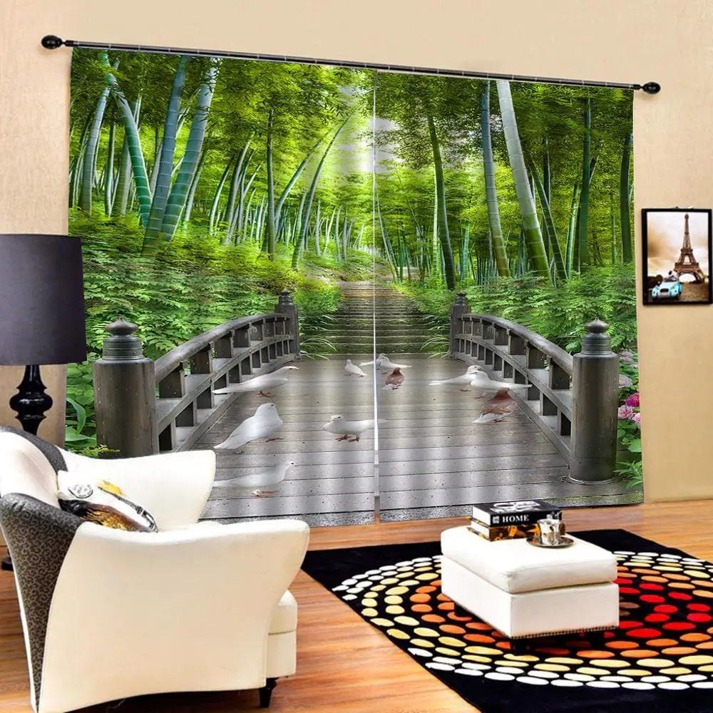 green bamboo curtains Window Blackout Luxury 3D Curtains set For Bed room Living room
green bamboo curtains Window Blackout Luxury 3D Curtains set For Bed room Living room