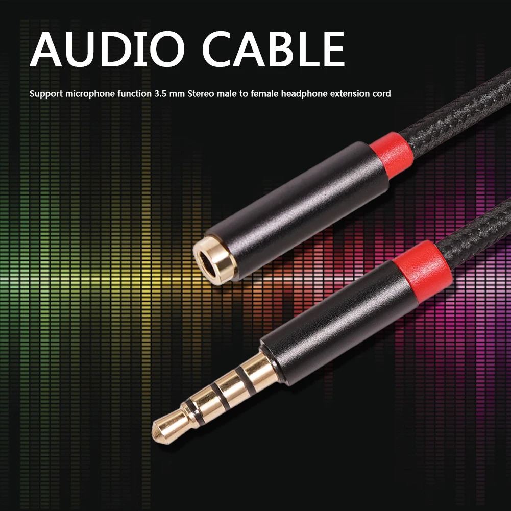 3.5mm Audio Extension Cable Male to female 3.5mm Jack Aux Cable for Headphones Speaker Extender Cord For iPhone Xiaomi PC
3.5mm Audio Extension Cable Male to female 3.5mm Jack Aux Cable for Headphones Speaker Extender Cord For iPhone Xiaomi PC