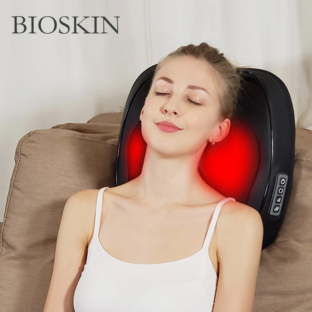 Bioskin Smart массажная подушка разминание Вибрационный Отопление Электрический