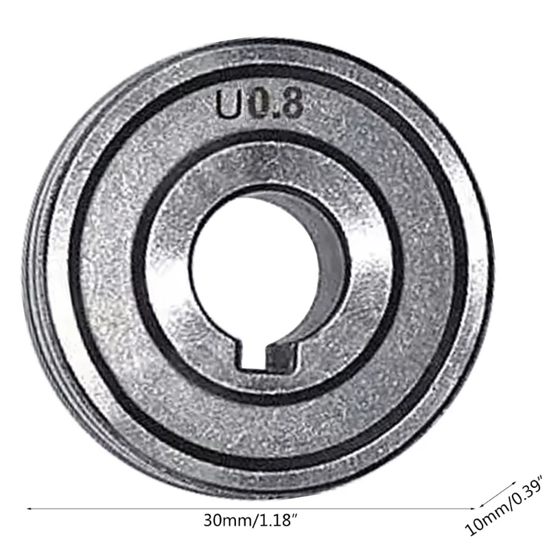 

Сварочный питатель, рулон V U nurl Groove 0,6 мм 0,8 мм 1,0 мм, размер 30x10x10 мм для стального алюминиевого флюса, шнур, трос, флюс, коридор, P9JE