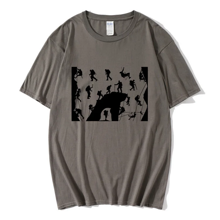 100% Cotton Top Printed Rock Climber Sports T-shirt Funny Climber T-shirt Summer Short Sleeve Men's T-shirt Fashion T-shirt
100% Cotton Top Printed Rock Climber Sports T-shirt Funny Climber T-shirt Summer Short Sleeve Men's T-shirt Fashion T-shirt