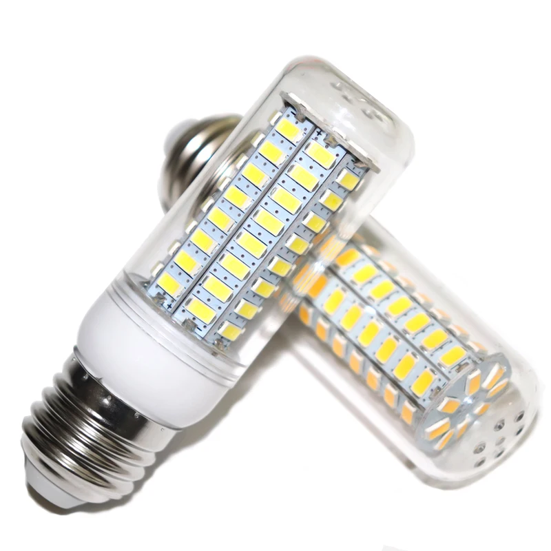 

LED lamp E27 E14 3W 5W 7W 12W 15W 18W 20W 25W SMD 5730 Corn light bulb 220V Chandelier LEDs Candle light Spotlight