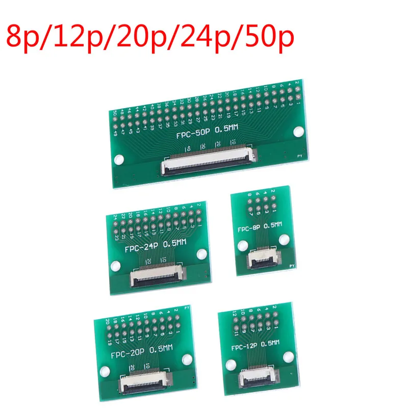 1 шт. 8P/12P/20P/24P/50 контактов 0,5 мм FFC FPC DIP 2,54 мм плата преобразователя печатной платы адаптер пластина гнезда сварка с разъемом
1 шт. 8P/12P/20P/24P/50 контактов 0,5 мм FFC FPC DIP 2,54 мм плата преобразователя печатной платы адаптер пластина гнезда сварка с разъемом