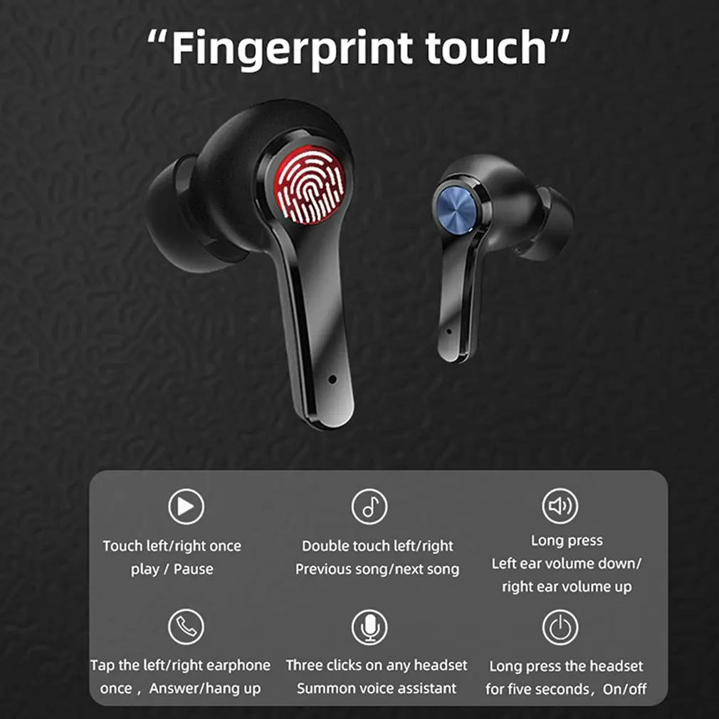 T28 HiFi Bass Waterproof Sports In-Ear Earphones With Charging Case Noise-cancelling Earplugs Wireless Earphones
T28 HiFi Bass Waterproof Sports In-Ear Earphones With Charging Case Noise-cancelling Earplugs Wireless Earphones