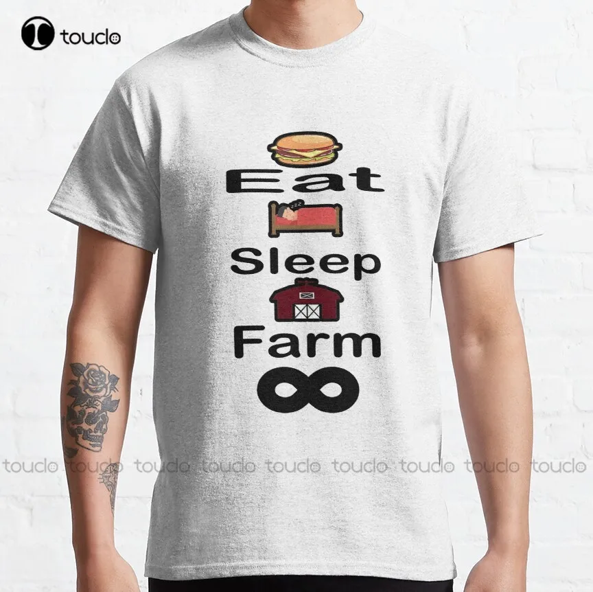 Eat Sleep Farm Repeat Classic T-Shirt T-Shirts For Women Custom Aldult Teen Unisex Digital Printing Tee Shirt Fashion Funny New
Eat Sleep Farm Repeat Classic T-Shirt T-Shirts For Women Custom Aldult Teen Unisex Digital Printing Tee Shirt Fashion Funny New