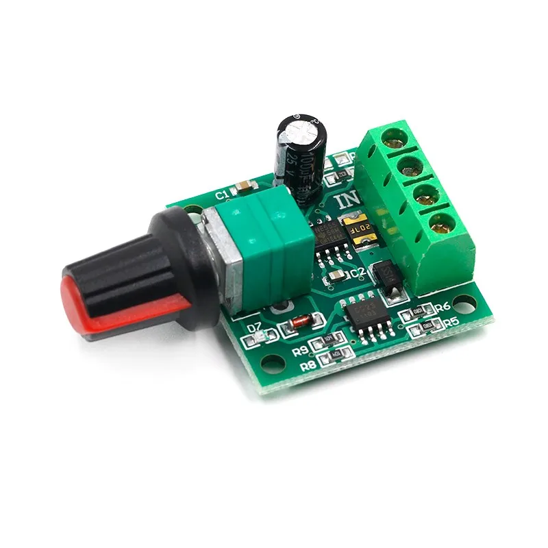 1PCS Adjustable Motor Speed Controller Voltage Regulator AC Motor Speed Controller DC1.8-15V 2A Motor
1PCS Adjustable Motor Speed Controller Voltage Regulator AC Motor Speed Controller DC1.8-15V 2A Motor