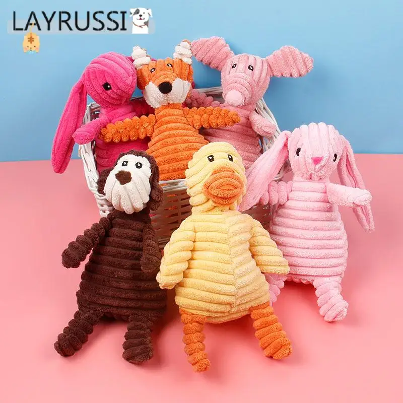 LAYRUSSI Dog Chew Squeaky Toys Rope Interactive Toy Cute Monkey Rabbit Pig Animal Plush Toys Puppy Chew Molar Toys Wholesale
LAYRUSSI Dog Chew Squeaky Toys Rope Interactive Toy Cute Monkey Rabbit Pig Animal Plush Toys Puppy Chew Molar Toys Wholesale