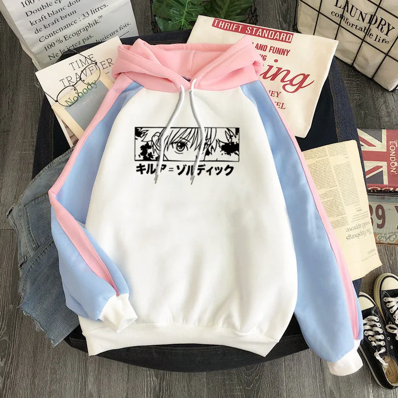 Autumn and winter new cheap cute color-blocking hoodie Hot selling full-time hunter contrast color hoodie
Autumn and winter new cheap cute color-blocking hoodie Hot selling full-time hunter contrast color hoodie
