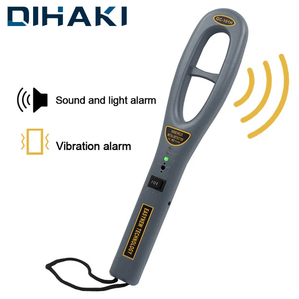 Hand Held Metal Detector Portable Security Scanner Metal Pinpointing Tool With Rope Pinpointer Alarm Vibration System
Hand Held Metal Detector Portable Security Scanner Metal Pinpointing Tool With Rope Pinpointer Alarm Vibration System