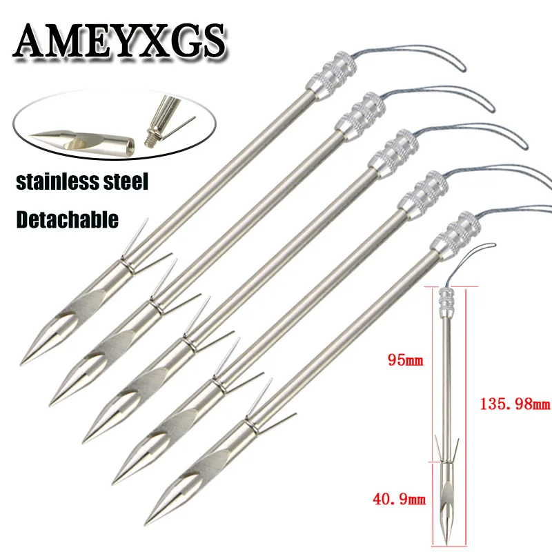 Archery 6/12/24pcFishing Broadhead Arrowhead Slingshot Catapult Dart Outdoor Hunting Shooting Bow And Arrow Fishing Accessories 
Archery 6/12/24pcFishing Broadhead Arrowhead Slingshot Catapult Dart Outdoor Hunting Shooting Bow And Arrow Fishing Accessories