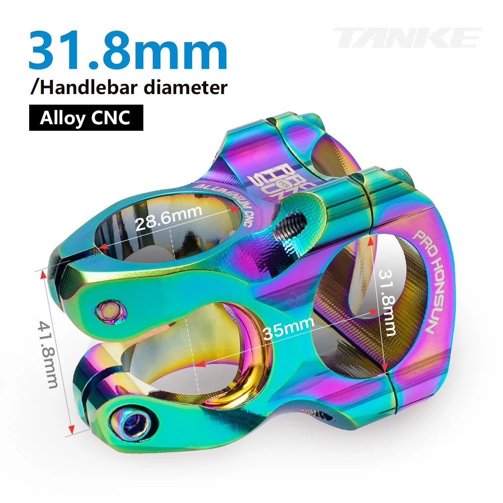 TANKE MTB 35mm Stem colorful CNC 31.8mm Handlebar Bicycle honsun ultralight 0 Degree Rise FR AM Enduro 28.6mm Steerer Mountain 
TANKE MTB 35mm Stem colorful CNC 31.8mm Handlebar Bicycle honsun ultralight 0 Degree Rise FR AM Enduro 28.6mm Steerer Mountain