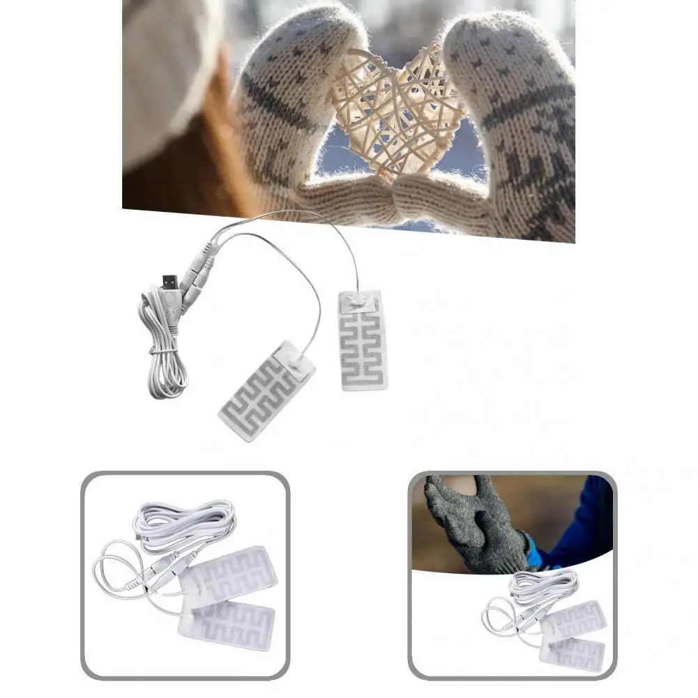 5V Heating Element 1 Pair Electric Electric Fever Heat Mat Eco-friendly Gloves Heater Fine Internal Wiring for Winter
5V Heating Element 1 Pair Electric Electric Fever Heat Mat Eco-friendly Gloves Heater Fine Internal Wiring for Winter