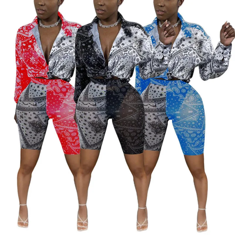 YICIYA 2021 Summer Casual Fashion Lady Street Temperament Slim Sexy Cashew Flower Printing Splicing 2 piece sets womens outfits 
YICIYA 2021 Summer Casual Fashion Lady Street Temperament Slim Sexy Cashew Flower Printing Splicing 2 piece sets womens outfits