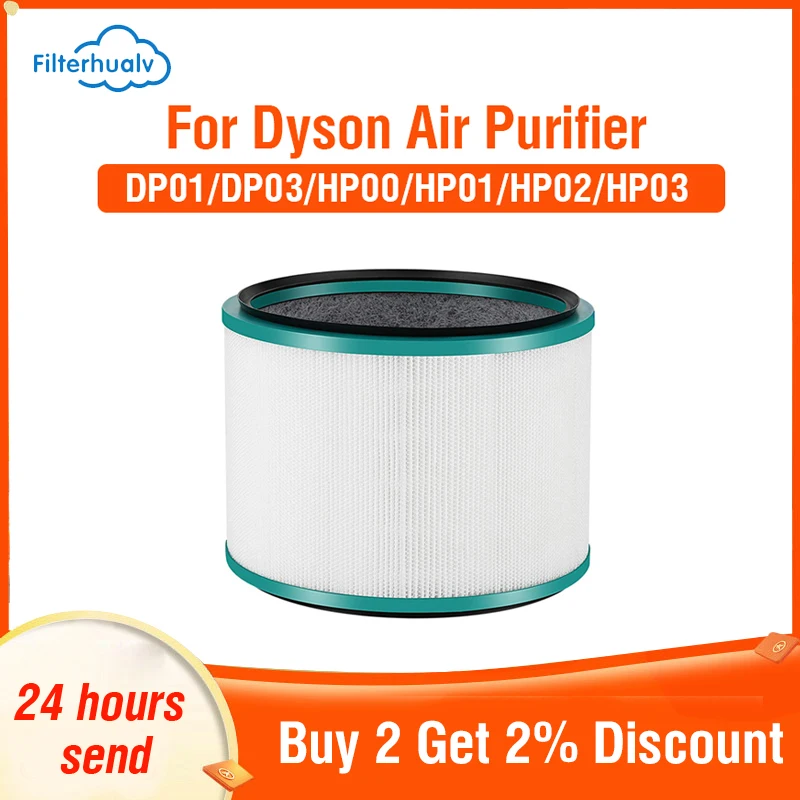 Фильтр Hepa Filterhualv H13 с активированным углем для очистителя воздуха Dyson DP01 DP03 HP00 HP01 HP02 HP03 PM2.5 Dyson
Фильтр Hepa Filterhualv H13 с активированным углем для очистителя воздуха Dyson DP01 DP03 HP00 HP01 HP02 HP03 PM2.5 Dyson