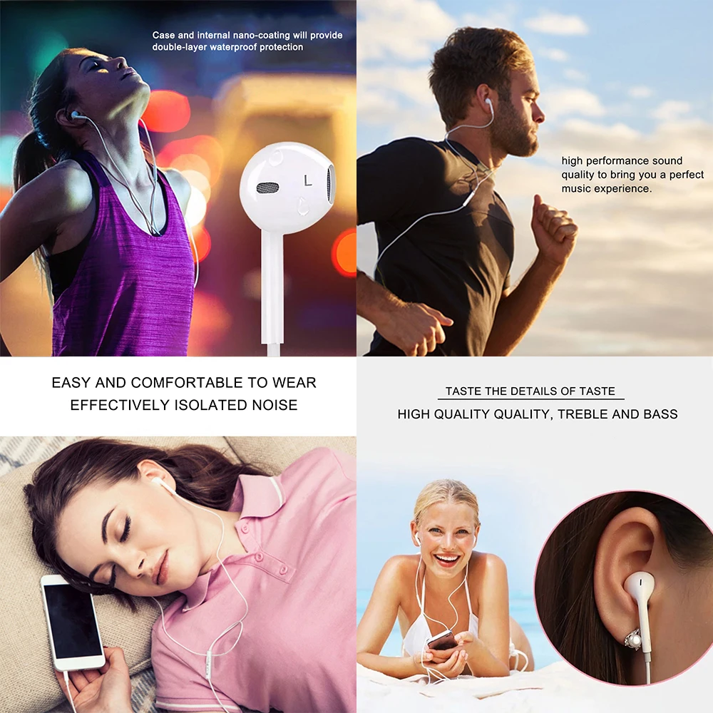 2021 Original Wired Lightning earphones for iPhone 7 8 8P X XR XS Max sound In-Ear Stereo Earbuds Microphone and Volume control
2021 Original Wired Lightning earphones for iPhone 7 8 8P X XR XS Max sound In-Ear Stereo Earbuds Microphone and Volume control