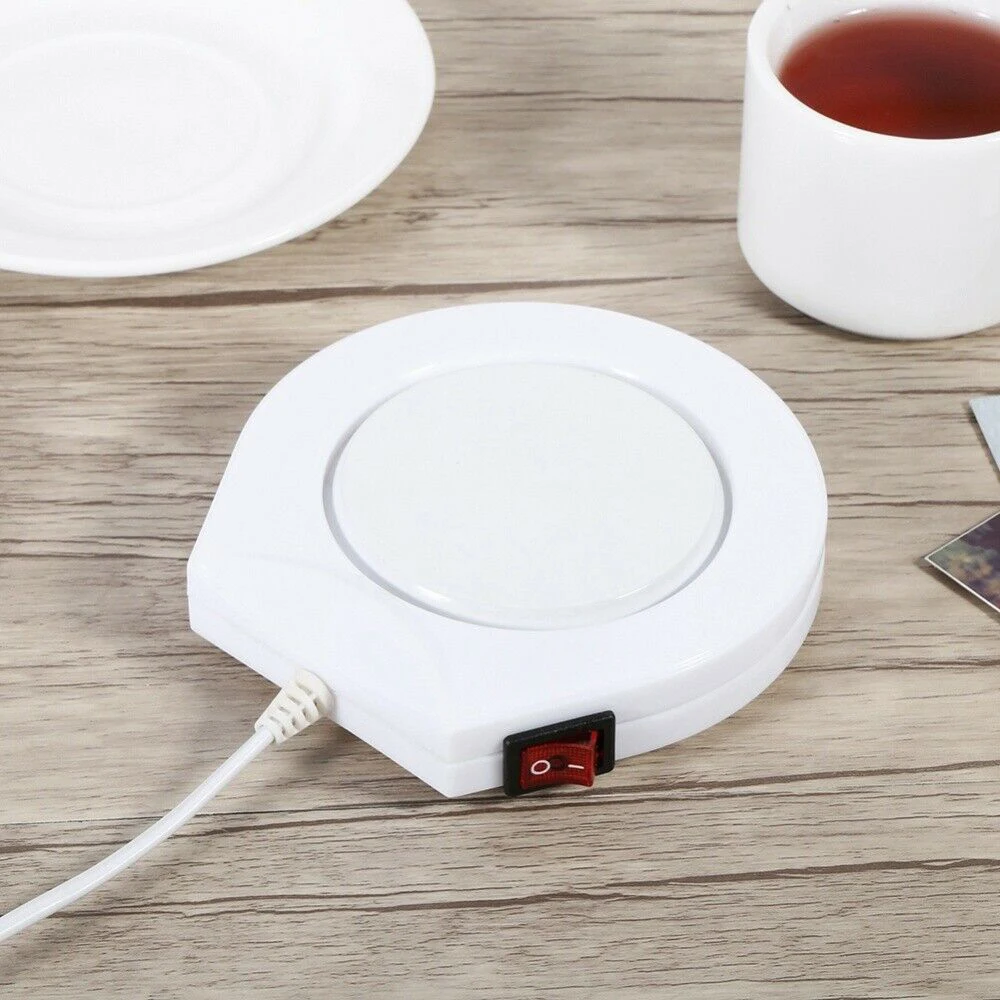 Electric Cup Mug Milk/Coffee/Drink Warmer Heater Smart Tray Mat Warmer Cup White for Home Office Milk Tea Water Cup Warmer
Electric Cup Mug Milk/Coffee/Drink Warmer Heater Smart Tray Mat Warmer Cup White for Home Office Milk Tea Water Cup Warmer
