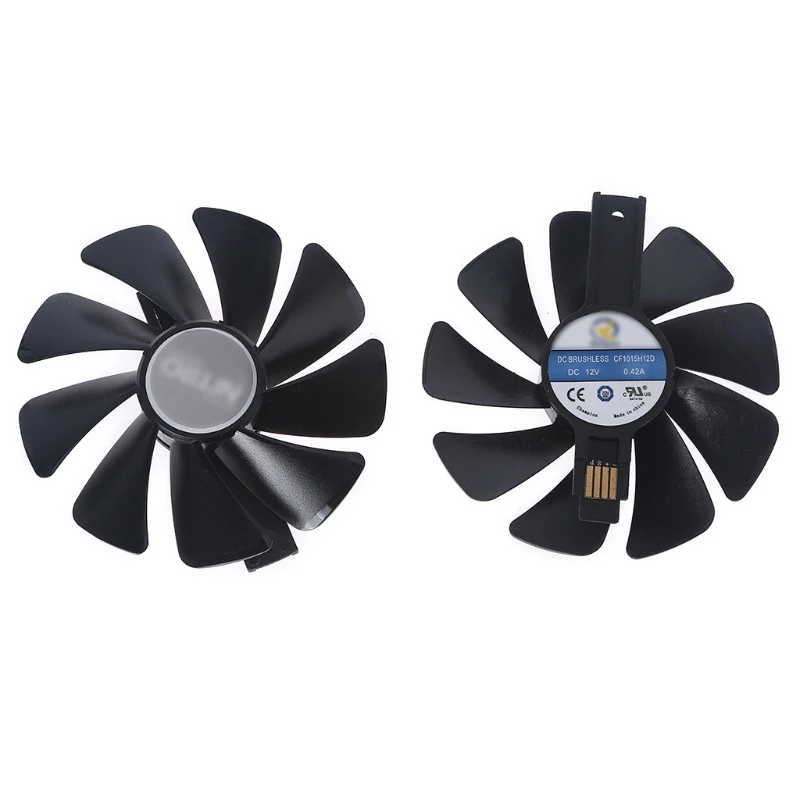 CF1015H12D VGA Fan for Sapphire RX480 570 Graphics Card Cooling 4Pin 12V 0.42A
CF1015H12D VGA Fan for Sapphire RX480 570 Graphics Card Cooling 4Pin 12V 0.42A