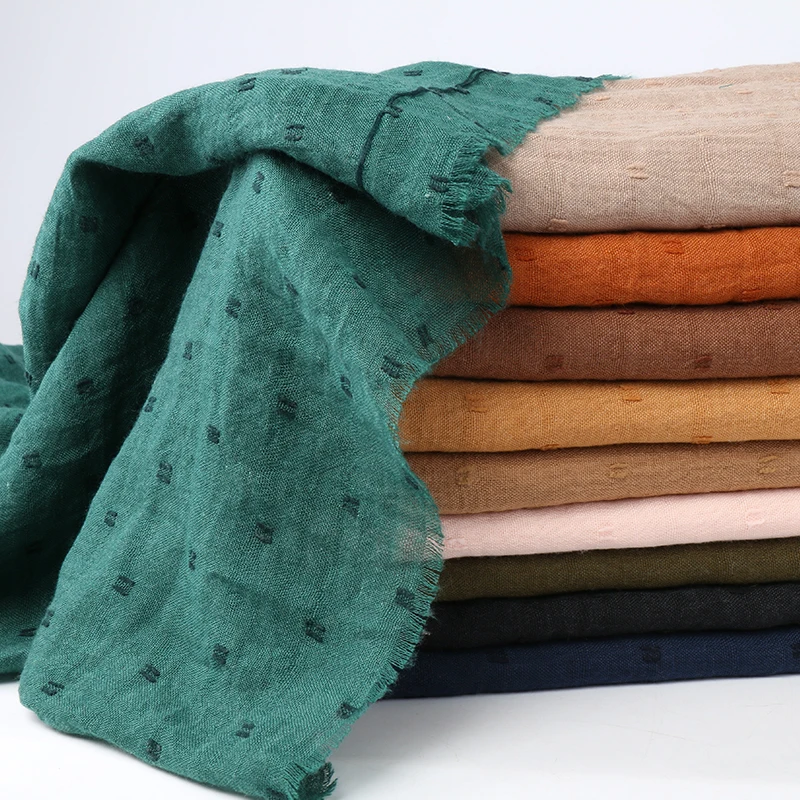 Hot Sell Solid Color Pom Cotton Hijab Scarf Women Muslim Fashion Crinkle Scarves for Ladies Luxury Pleated Shawl Islamic Bandana
Hot Sell Solid Color Pom Cotton Hijab Scarf Women Muslim Fashion Crinkle Scarves for Ladies Luxury Pleated Shawl Islamic Bandana