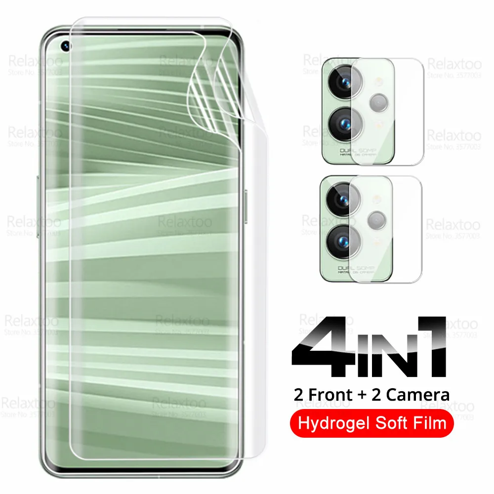 4-в-1 Гидрогелевая пленка для Oppo Realme GT 2 Pro, защита экрана Realmy Realmi GT2 2Pro GT2Pro, безопасная мягкая защитная пленка, не стекло
4-в-1 Гидрогелевая пленка для Oppo Realme GT 2 Pro, защита экрана Realmy Realmi GT2 2Pro GT2Pro, безопасная мягкая защитная пленка, не стекло