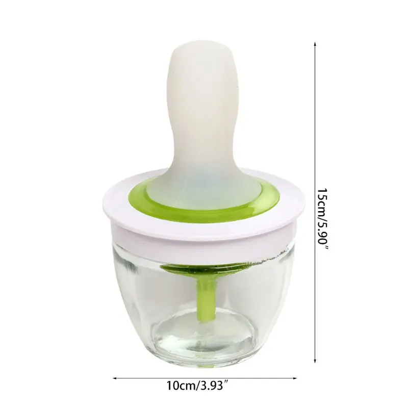 Temperature Resistance Silicone BBQ Oil Brush Glass Bottle Basting Pastry Oil Brush Household Barbecue Baking Gadget
Temperature Resistance Silicone BBQ Oil Brush Glass Bottle Basting Pastry Oil Brush Household Barbecue Baking Gadget