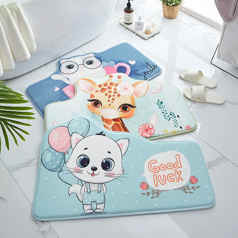 Cartoon Cute Anime Bathroom Bathroom Door Non-slip Floor Mats Home Bedroom Floor Mats Absorbent Cartoon Memory Foam Carpet
Cartoon Cute Anime Bathroom Bathroom Door Non-slip Floor Mats Home Bedroom Floor Mats Absorbent Cartoon Memory Foam Carpet