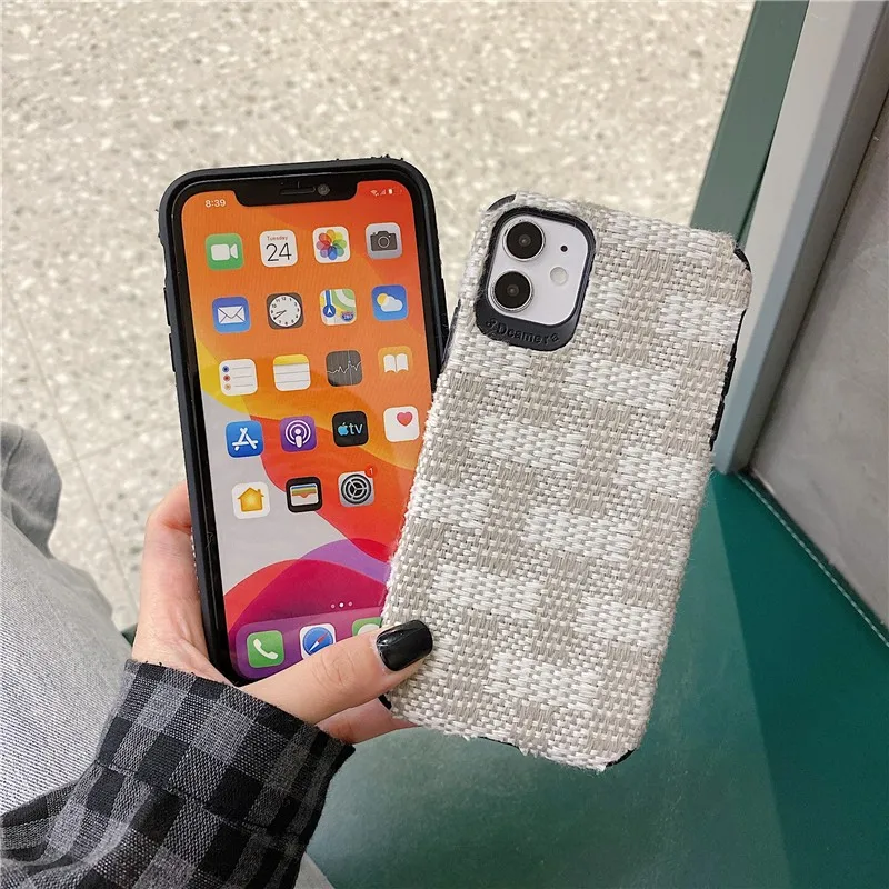 New Fashion Winter Cloth Plaid Female Soft Case For Iphone 11 12 Pro Max Mini 7 8 Plus Xr X Xs Max Se 2 Girl Phone Cover Fundas
New Fashion Winter Cloth Plaid Female Soft Case For Iphone 11 12 Pro Max Mini 7 8 Plus Xr X Xs Max Se 2 Girl Phone Cover Fundas