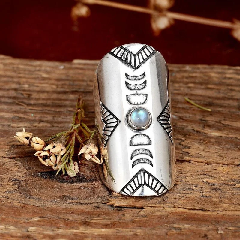 Charm 6x9mm Natural Moonstone Ring Rainbow Women's Jewelry 925 Sterling Silver Retro Ring, Anniversary Gift For Women
Charm 6x9mm Natural Moonstone Ring Rainbow Women's Jewelry 925 Sterling Silver Retro Ring, Anniversary Gift For Women