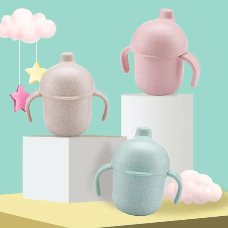 Double Handle Baby Water Bottle Unbreakable Wheat Straw Cup Protable Mug for Drinking Travel Outdoor Picnic Drinkware Housewares
Double Handle Baby Water Bottle Unbreakable Wheat Straw Cup Protable Mug for Drinking Travel Outdoor Picnic Drinkware Housewares